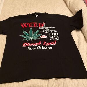 Black Graphic Tee - New Orleans Design